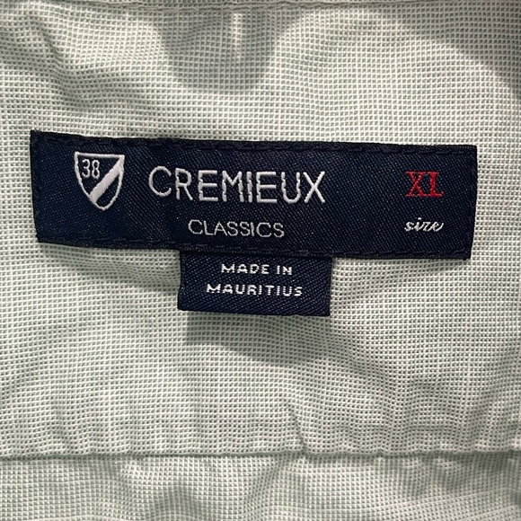 CREMIEUX Classic Sage Button-up shirt - Picture 4 of 4